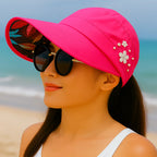 Celeste – Cappello da sole elegante e floreale