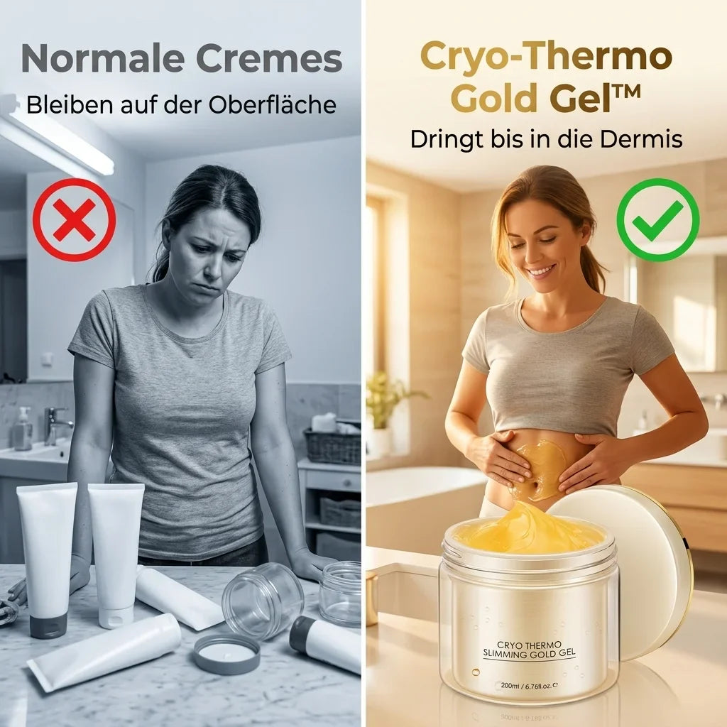 Cryo-Thermo Slimming Gold Gel™ – Klinische Körperstraffung mit echtem 999.9 Gold