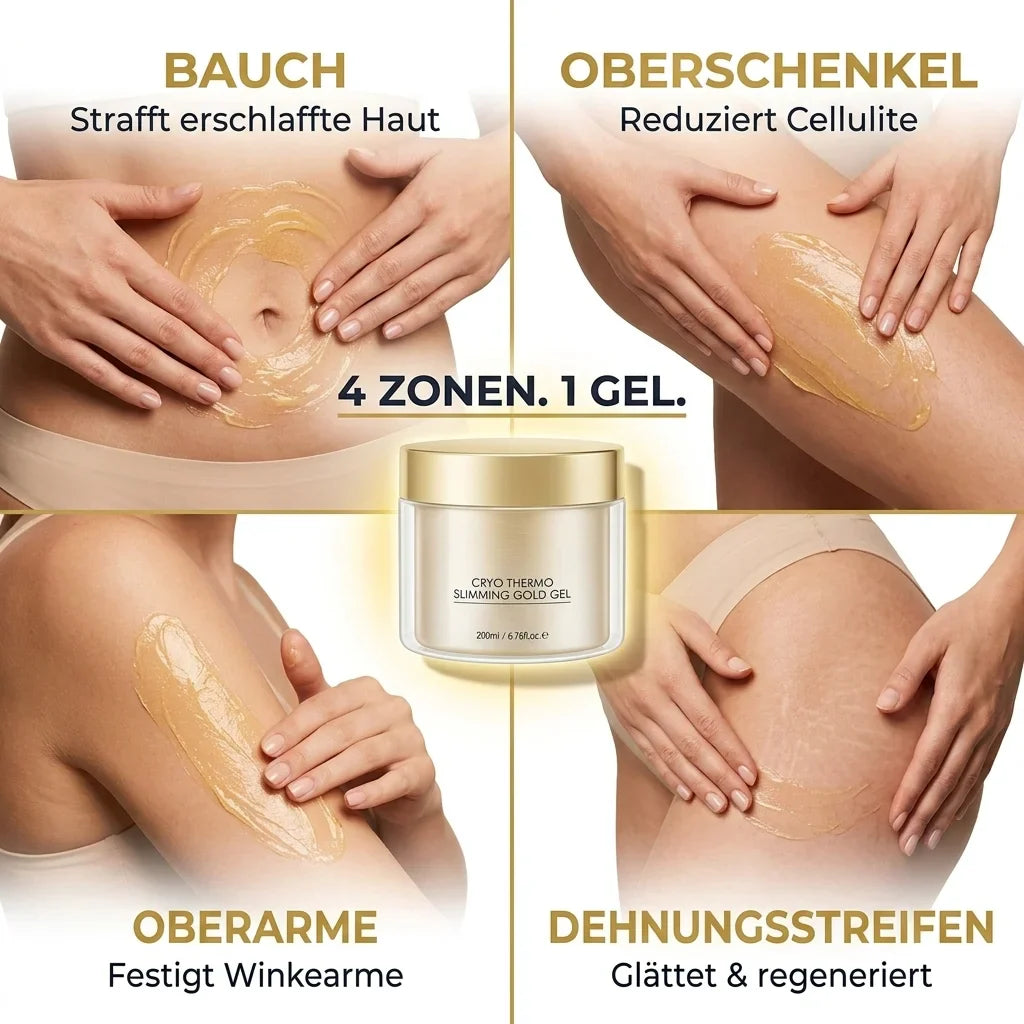 Cryo-Thermo Slimming Gold Gel™ – Klinische Körperstraffung mit echtem 999.9 Gold